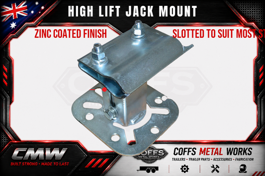 High Lift Jack Mount. Mounts to Spare wheel Holder