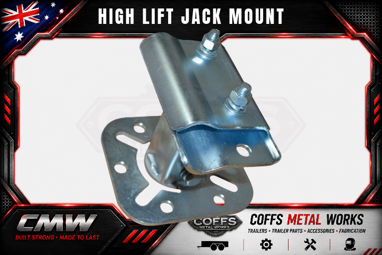 High Lift Jack Mount. Mounts to Spare wheel Holder