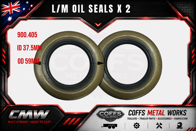 coffs metal works L M OIL SEALS X 2 001