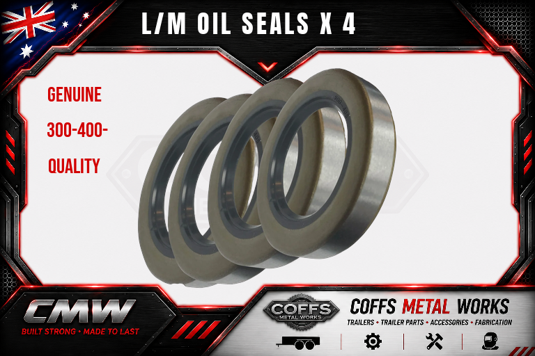 coffs metal works L M OIL SEALS X 4 001