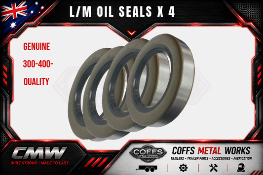 coffs metal works L M OIL SEALS X 4 001