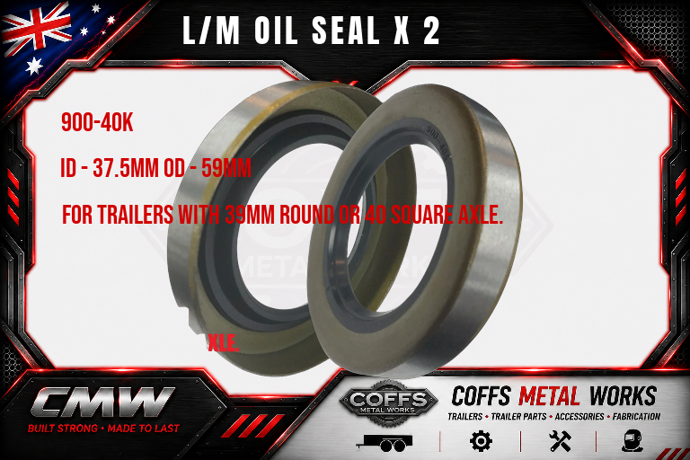 coffs metal works L M OIL SEAL X 2 001