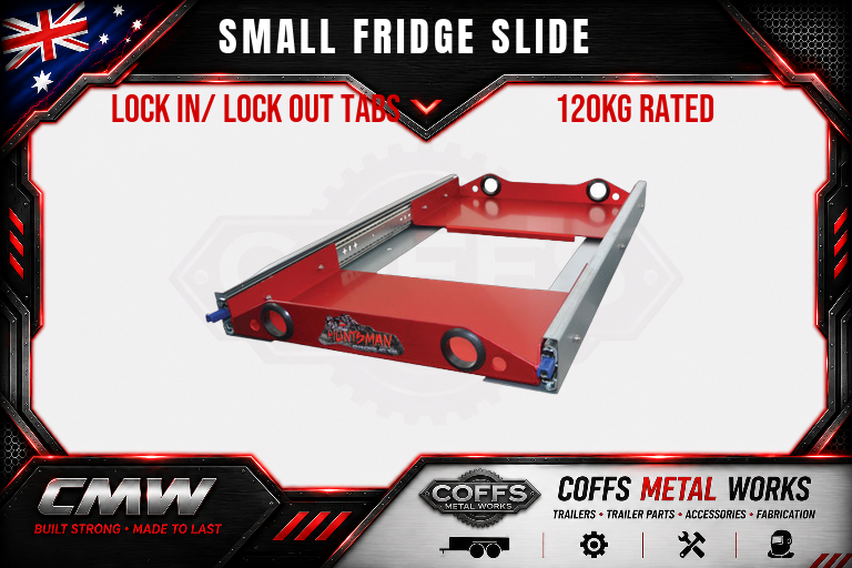 4wd Fridge Slide suit Waeco Evacool ARB Engel. 120kg slides. 710mm x 400mm Tray