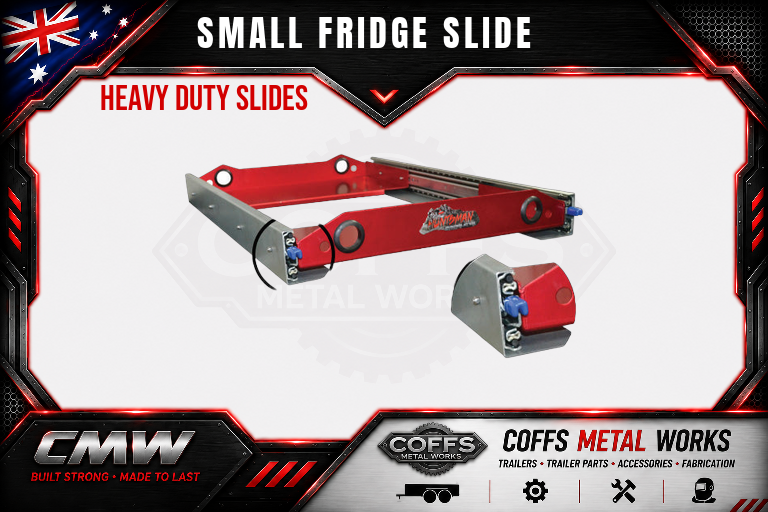 4wd Fridge Slide suit Waeco Evacool ARB Engel. 120kg slides. 710mm x 400mm Tray