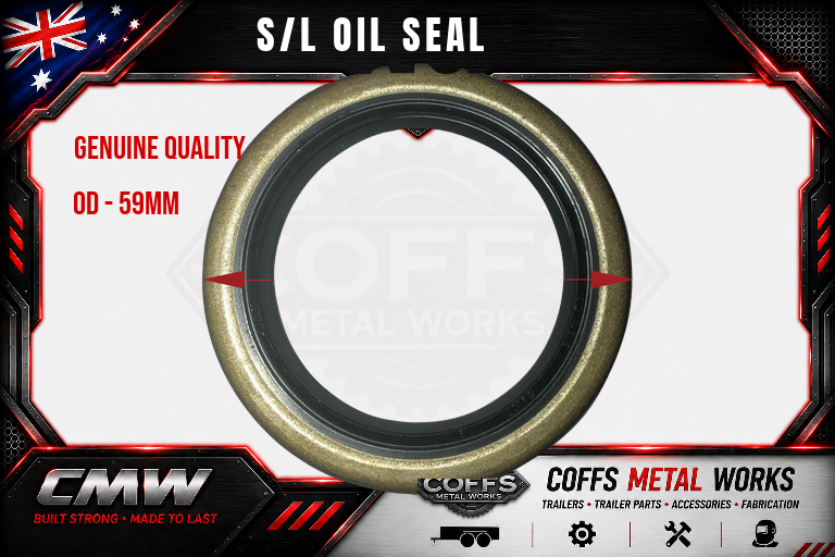 1 x Oil Seal SL (Ford) for Trailer Hub Drum Disc Ford Bearings