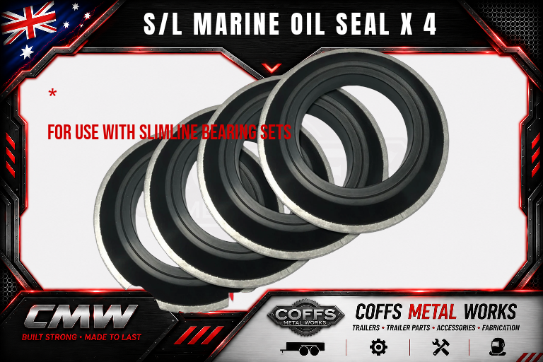 coffs metal works S L MARINE OIL SEAL X 4 001