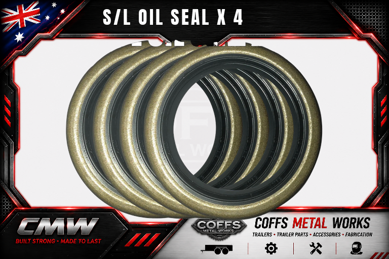 coffs metal works S L OIL SEAL X 4 001