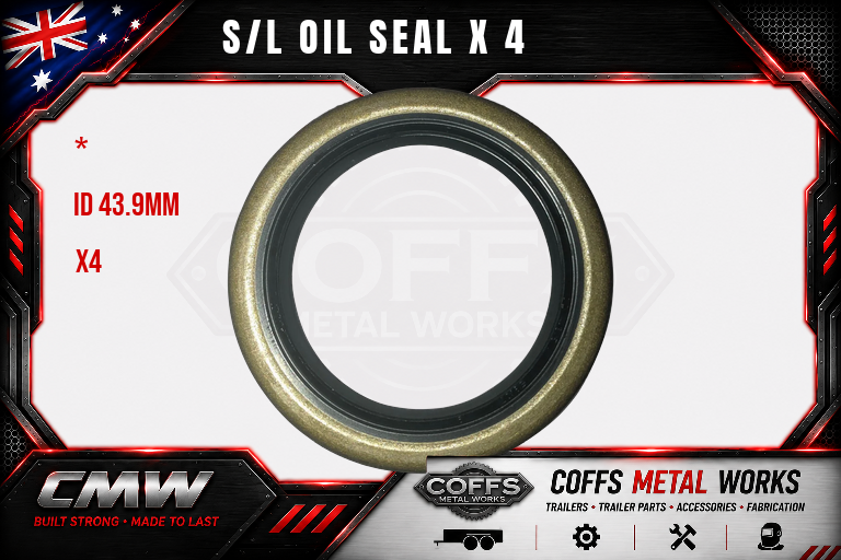 coffs metal works S L OIL SEAL X 4 004