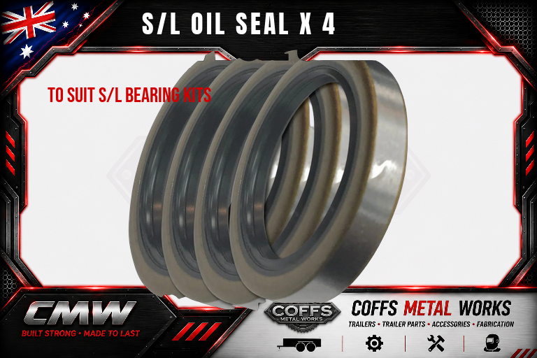 coffs metal works S L OIL SEAL X 4 005