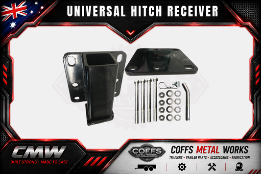 Universal Hitch Receiver Perfect For Caravans Trailers Bumpers & Bike Carriers