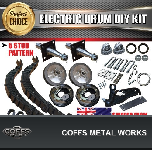 diy-1400kg-trailer-kit-slipper-springs-electric-drum-brakes-stub-axles-coffs-metal-work-01