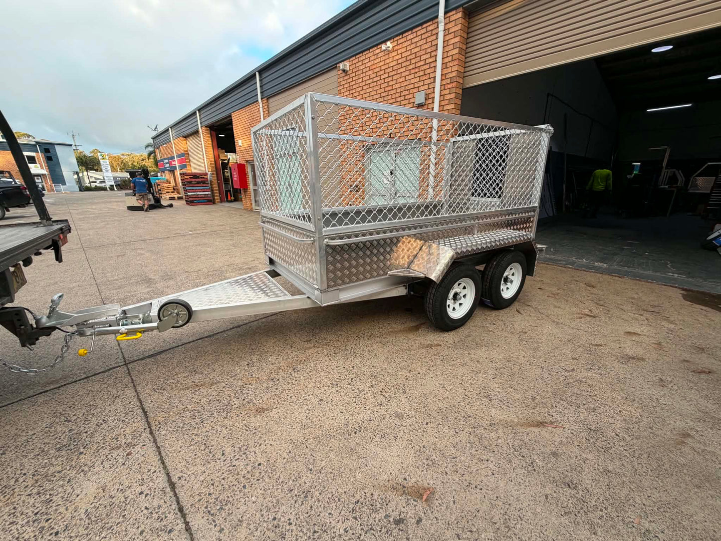 Custom Built Aluminum Box Trailers