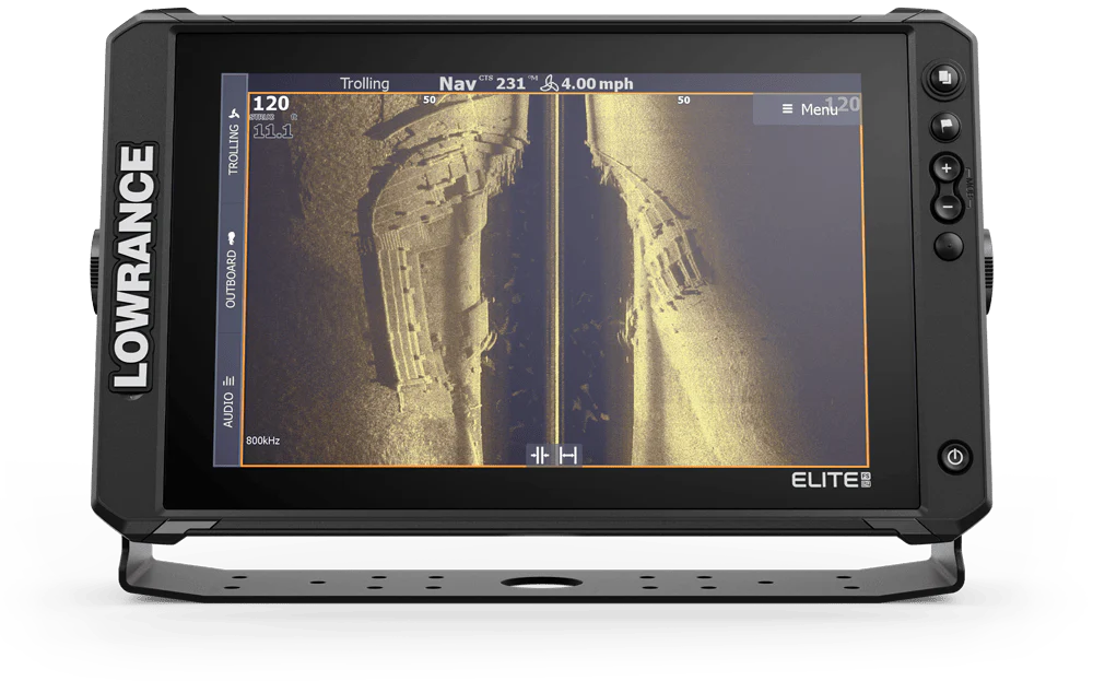 The Elite Fishing System 7in fish finder