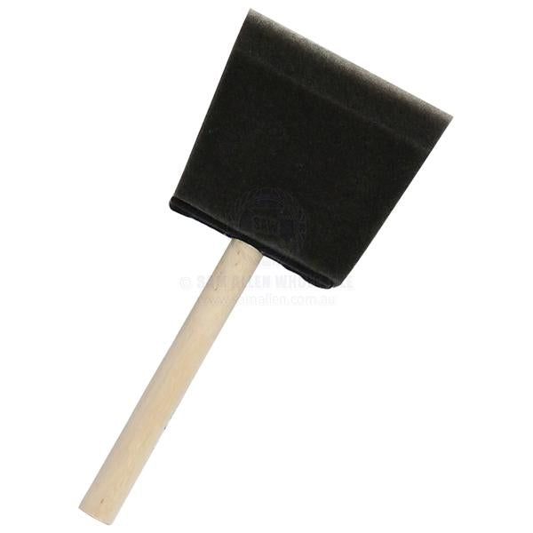 FOAM BRUSHES - WOOD HANDLE