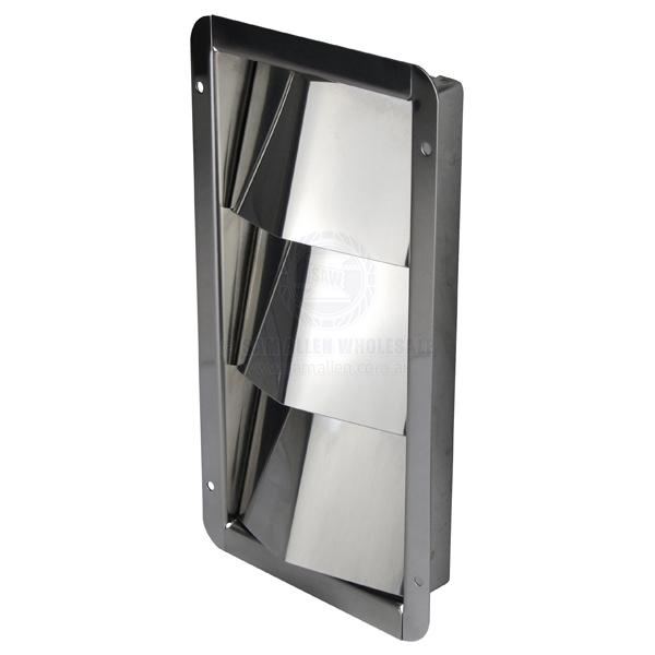 VENTS - RECTANGULAR LOUVRE - STAINLESS STEEL BLADE