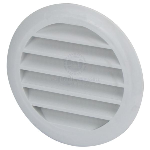 VENT - ROUND LOUVRE - PLASTIC
