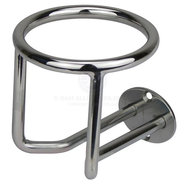 DRINK HOLDER - VERTICAL MOUNT - S/S