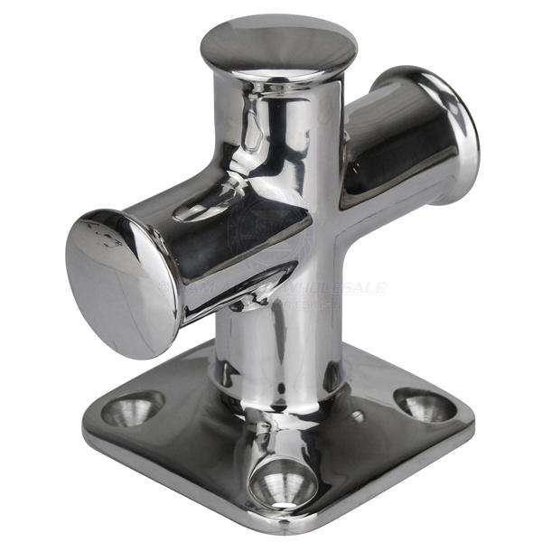 BOLLARDS - SOLID CROSS - STAINLESS STEEL