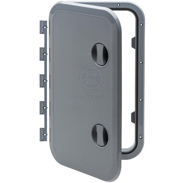 ACCESS HATCHES - REMOVABLE & FIXED HINGE - ASA PLASTIC - DUAL HANDLE