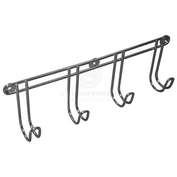 ROPE HANGER 4 HOOKS - STAINLESS STEEL