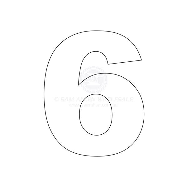 NUMBERS - 4 INCH (101MM)