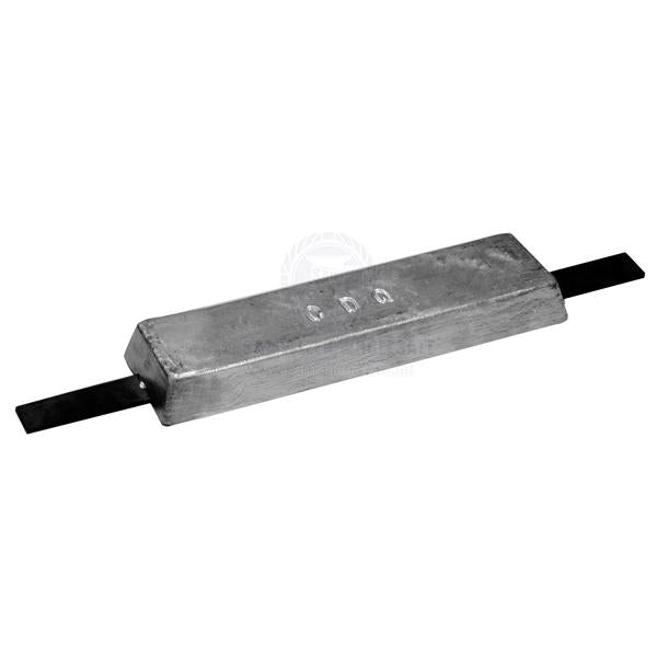ANODES - ALLOY BLOCK RECTANGLE WITH STRAP