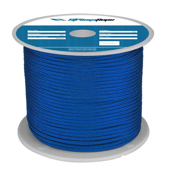 STRONGAROPE ROPE - POLYESTER DOUBLE BRAID SOLID COLOUR
