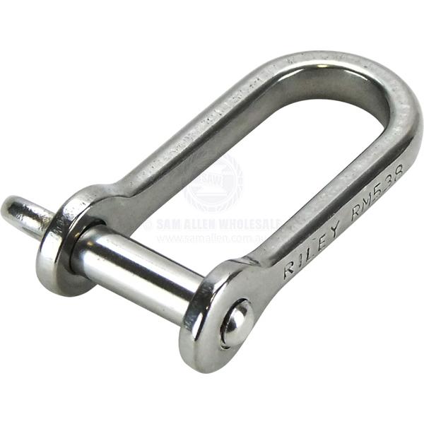 RILEY SHACKLES - LONG DEE - STAINLESS STEEL