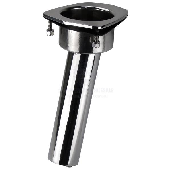 RELAXN MAKO SERIES ROD/CUP HOLDER - STAINLESS STEEL - CONCEALED MOUNT