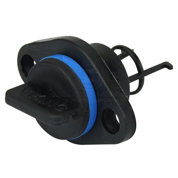 DRAIN PLUG - PLASTIC PLUG & BASE - SMALL