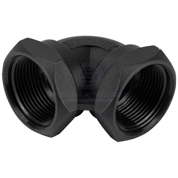 COUPLINGS - 90° ELBOW - BSP FEMALE - POLYPROPYLENE