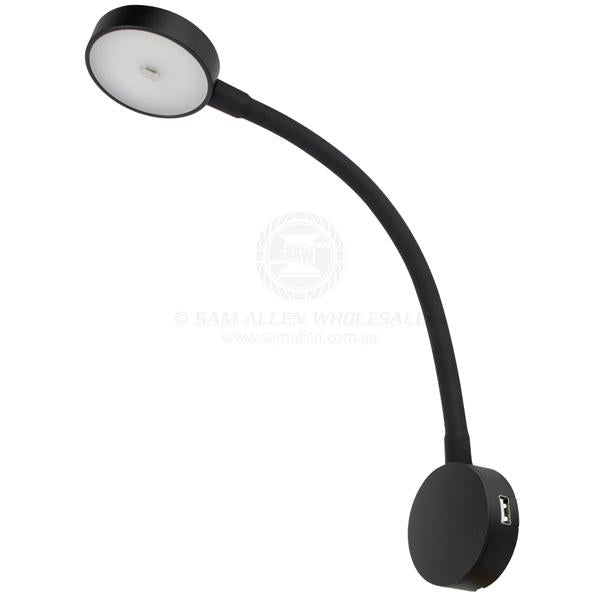 RELAXN LED - FLEXIBLE MAP/READING LIGHT - WITH USB-A