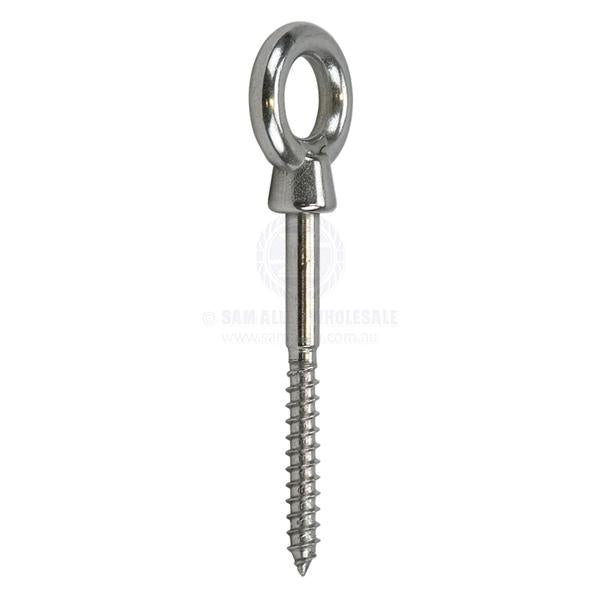 SCREW EYES - COLLARED - CAST STAINLESS STEEL
