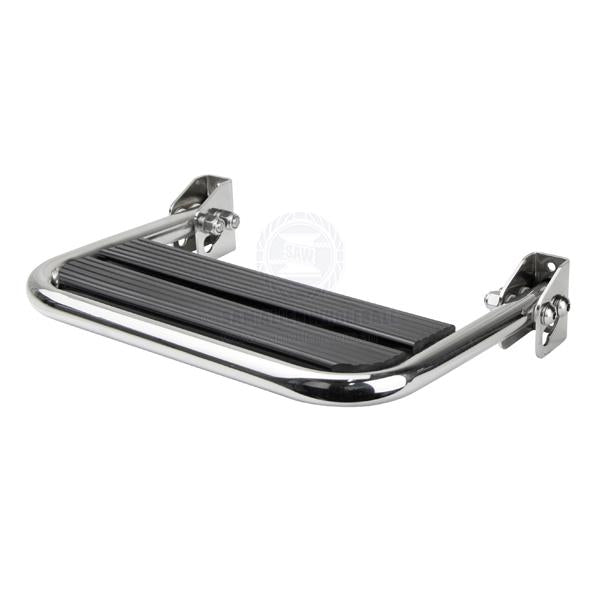 FOOTREST - FOLD UP - STAINLESS STEEL