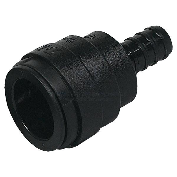 DMFIT CONNECTOR STRAIGHT - 15MM TUBE X HOSE BARB