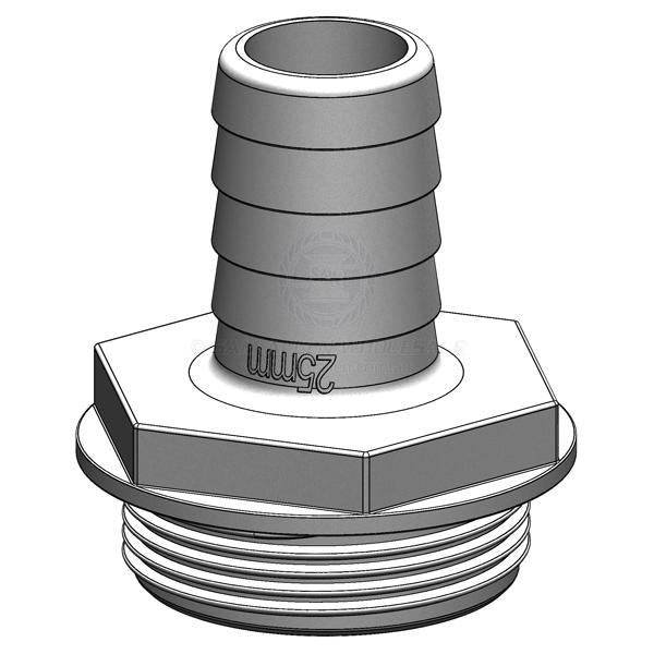 AQUAVALVE HOSE TAILS - STRAIGHT - TRUDESIGN