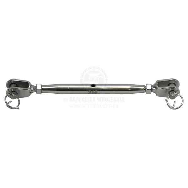 TURNBUCKLES - CLOSED BODY - JAW & JAW - S/S