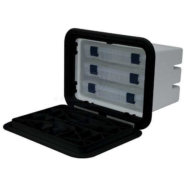 TACKLE BOXES - POLYMER PLASTIC WITH TACKLE TRAYS