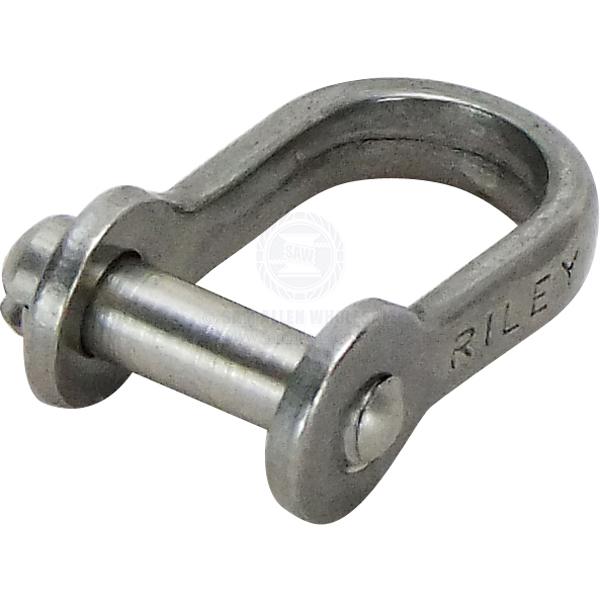 RILEY SHACKLES - SLOTTED PIN - STAINLESS STEEL