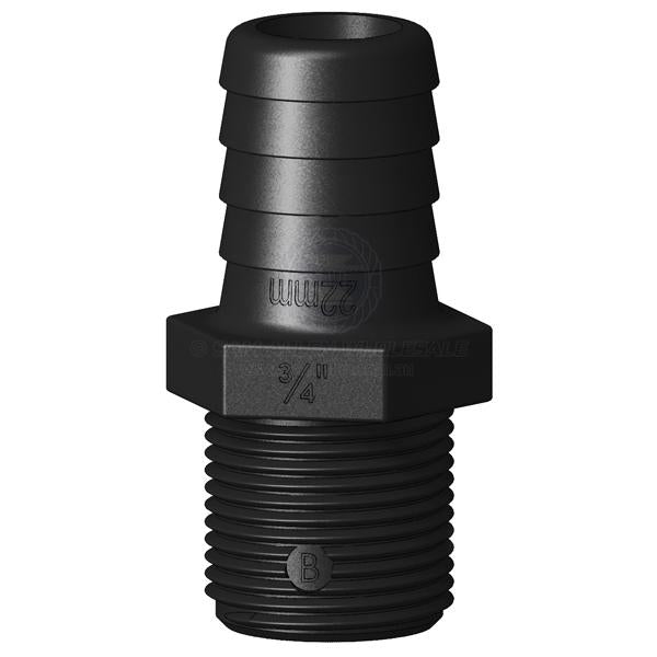 TRUDESIGN HOSE TAILS - MALE TAIL STRAIGHT - UNEQUAL