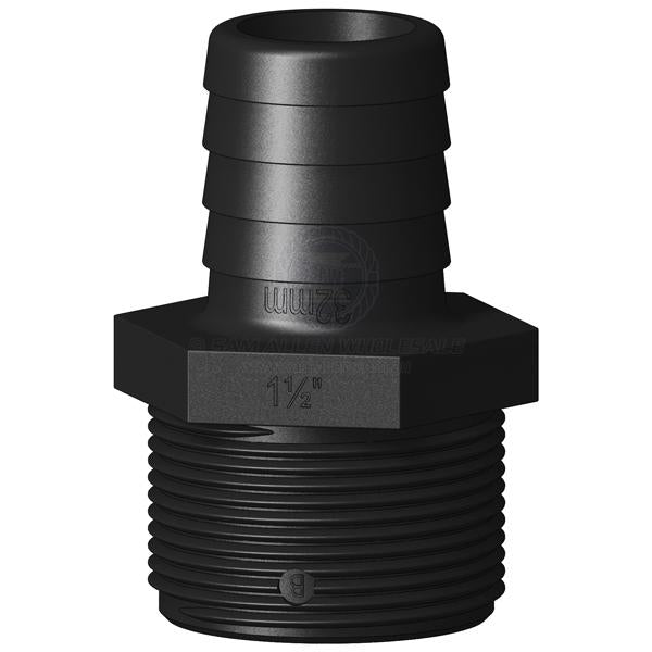 TRUDESIGN HOSE TAILS - MALE TAIL STRAIGHT - UNEQUAL