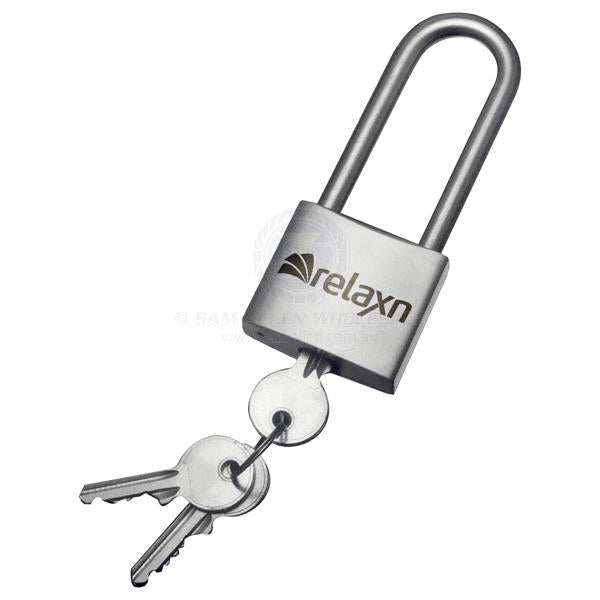 RELAXN PADLOCKS - LONG SHACKLE - STAINLESS STEEL