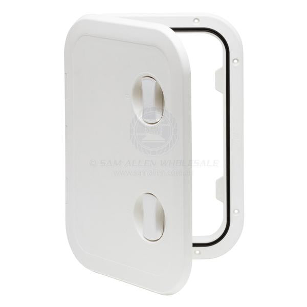 ACCESS HATCHES - REMOVABLE & FIXED HINGE - ASA PLASTIC - DUAL HANDLE