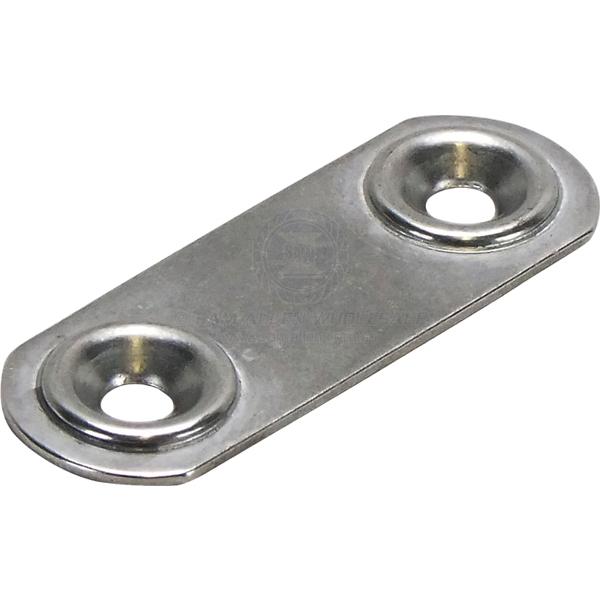 WEBBING CLAMP PLATES - RILEY - STAINLESS STEEL