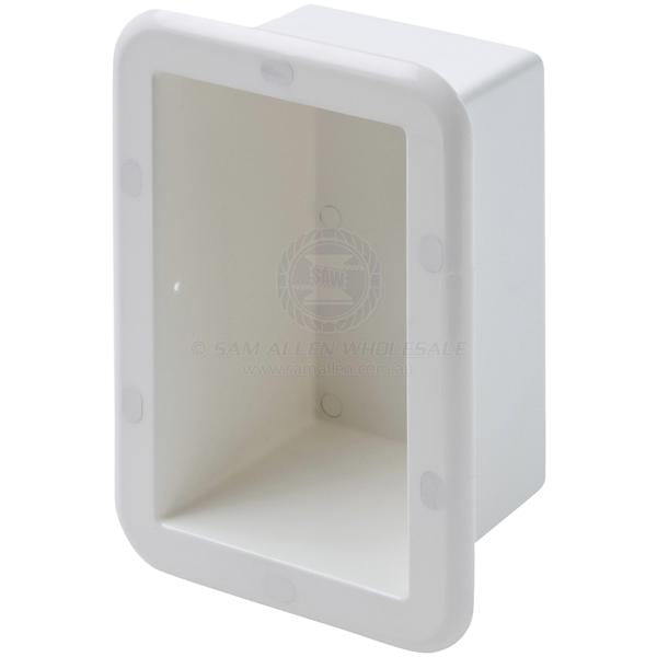 CAN-SB STORAGE BOXES - OPEN SIDE - RECESSED MOUNT - ASA PLASTIC