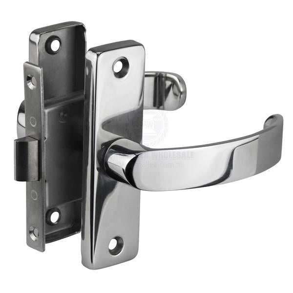 DOOR LATCH - MORTISE - STAINLESS STEEL