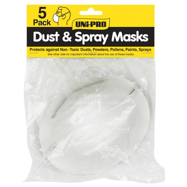 DUST AND SPRAY MASKS - DISPOSABLE