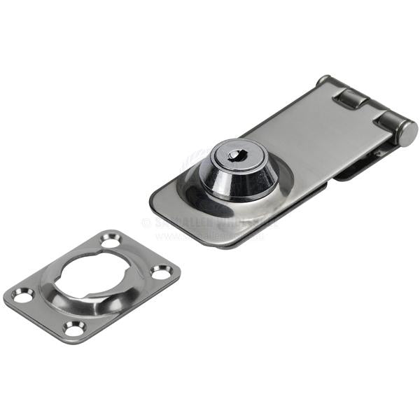 HASP & STAPLE - LOCKABLE - STAINLESS STEEL