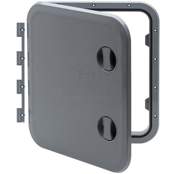 ACCESS HATCHES - REMOVABLE & FIXED HINGE - ASA PLASTIC - DUAL HANDLE