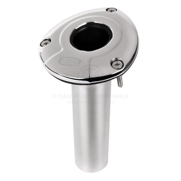 ROD HOLDER - 15° BLUEWATER - FIXED - STAINLESS STEEL